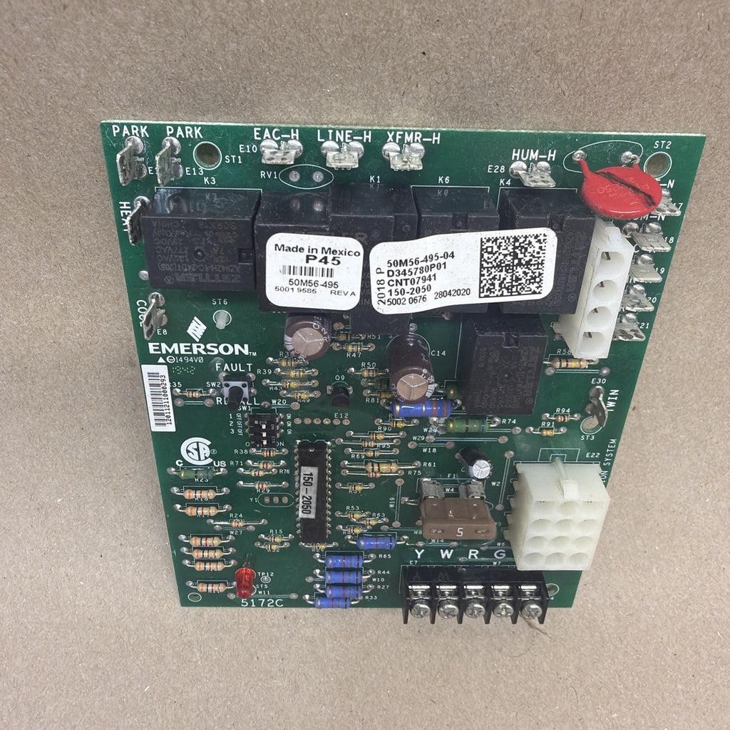 TESTED🔥. 50M56-495-04  Trane Furnace Control Board 50M56-495 D345780P01