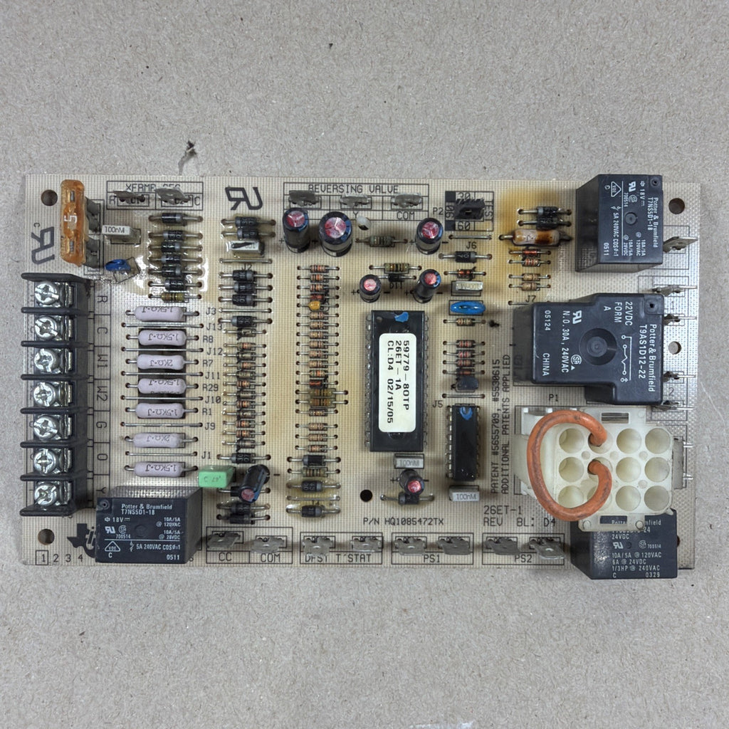 🔥🔥 York Luxaire Coleman HQ1085472TX Furnace Control Board 59779-8OTP (H42)