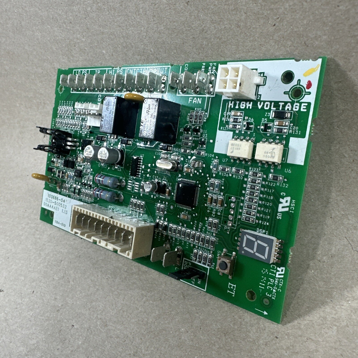 TESTED🔥 LENNOX 103686-04 A/C Heat Pump Control Circuit Board 1184-510. (B210)