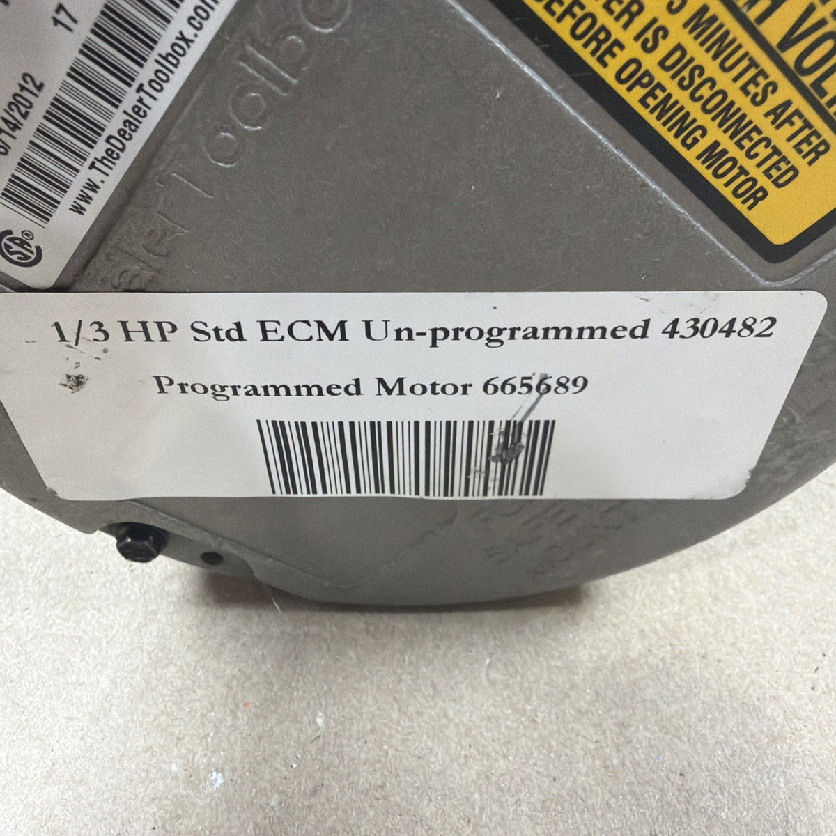 TESTED🔥 GENTEQ X13 ECM BLOWER MOTOR 5SME39DXL016A 1/3HP 430482 FM20 X13