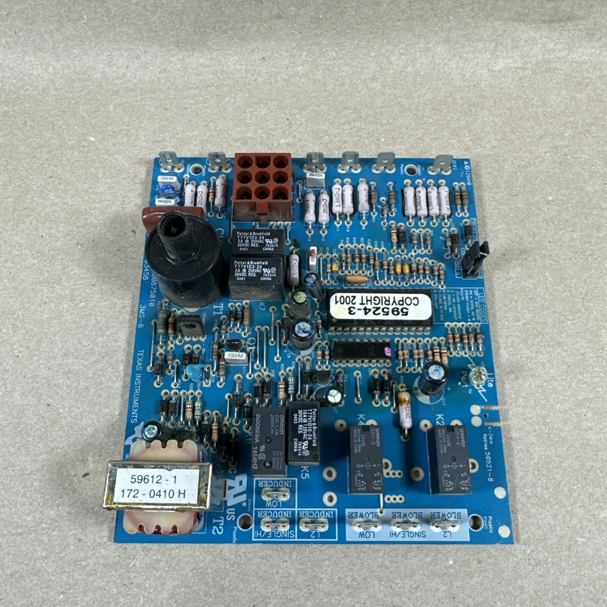 CNT03458 / 59612-1  / X13650875010   Control Circuit Board HVAC.  59524-3 (N47)