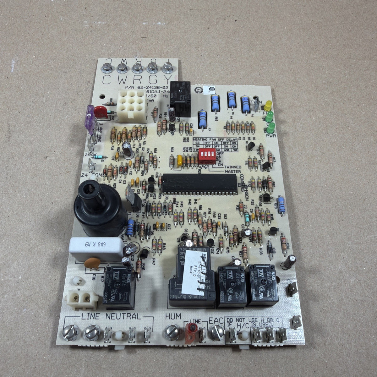 🔥🔥 Rheem 62-24136-02 Johnson Controls G961DAJ-2402 Furnace Circuit Board