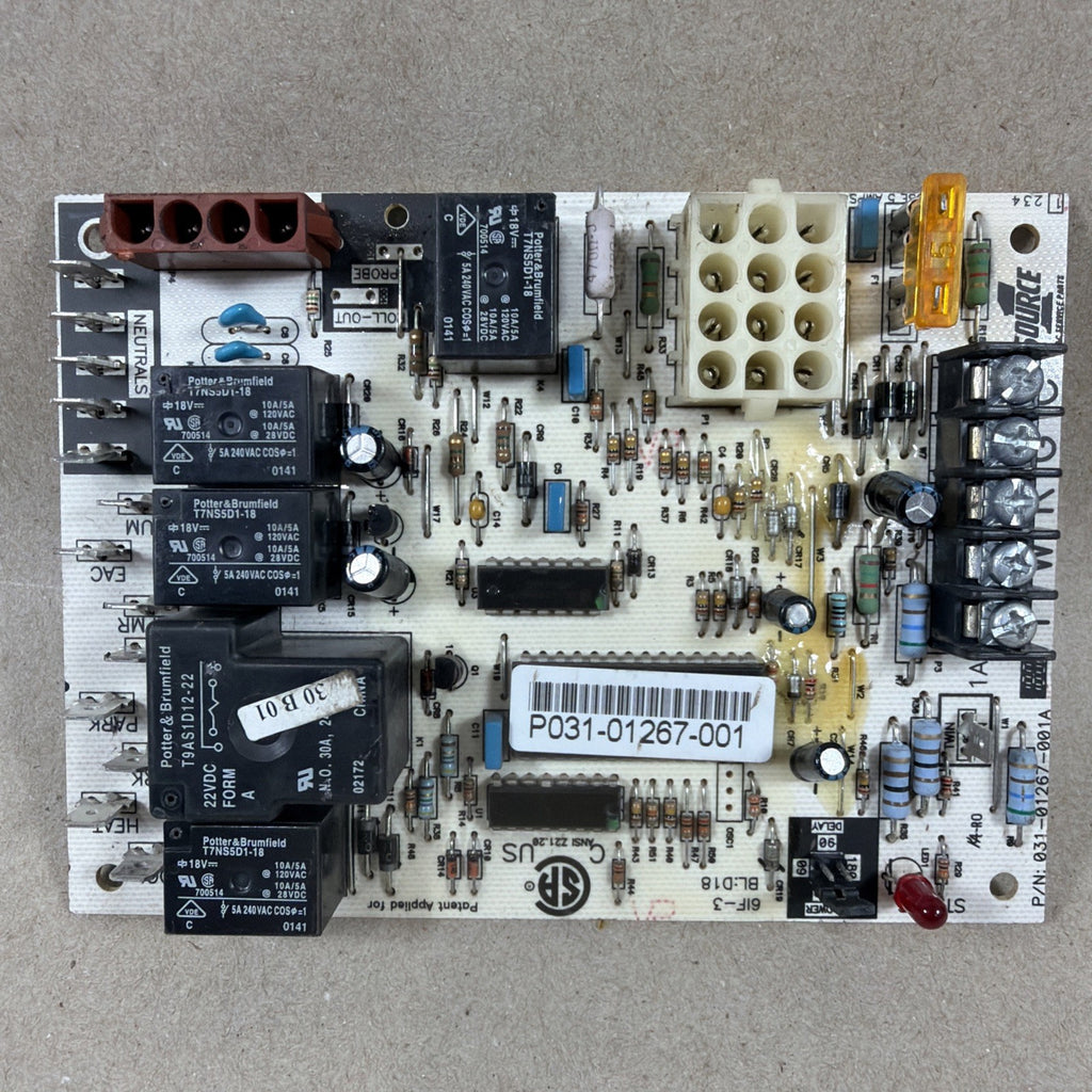 🔥 York Coleman P031-01267-001 Furnace Circuit Board SOURCE1 031-01267-001A