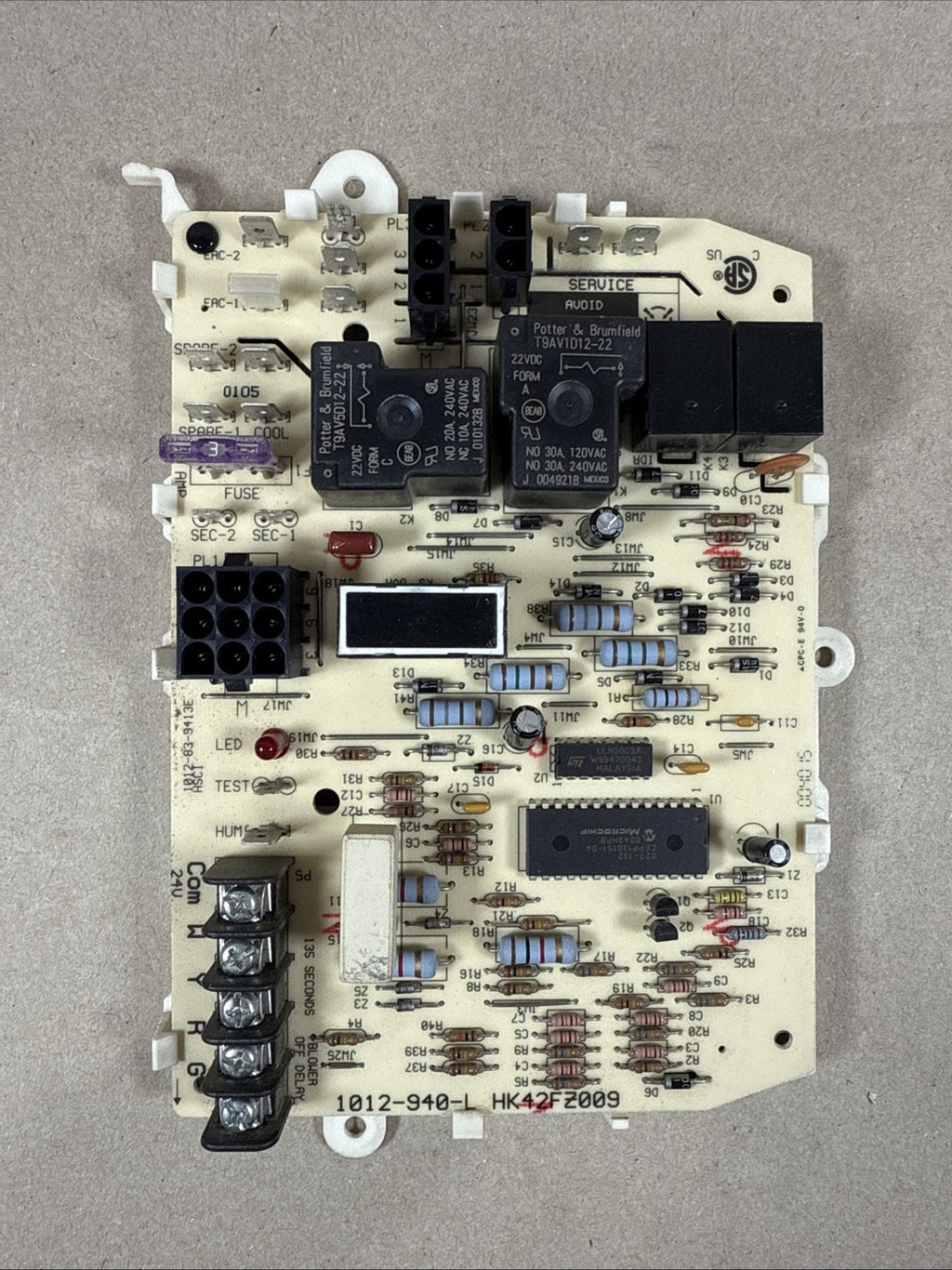 TESTED✅ Carrier Bryant HK42FZ009 Furnace Control Circuit Board 1012-940-L