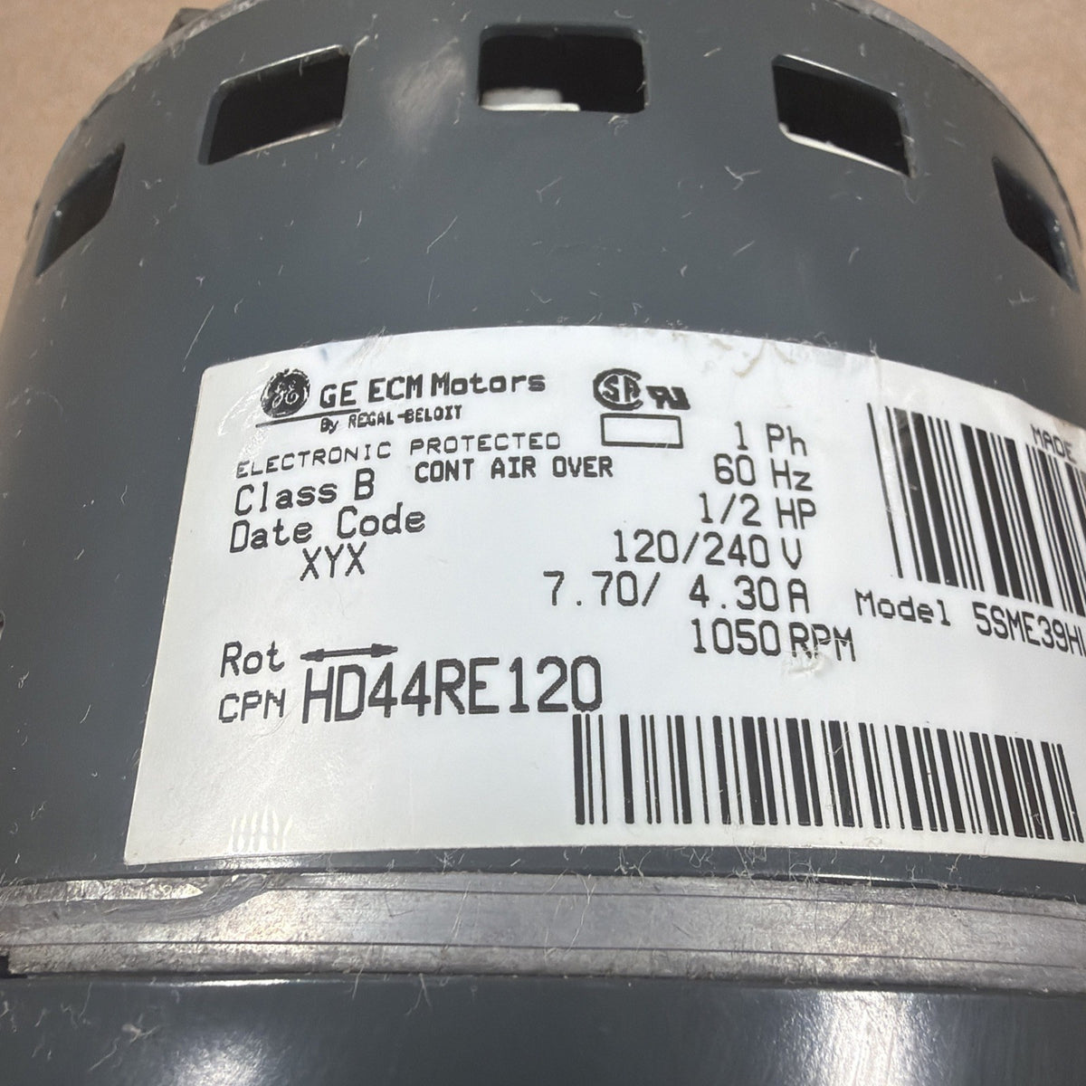 ✅ GE ECM Motors 5SME39HL0240 ECM Blower Motor HD44RE120  EH01   1/2HP  ECM 2.5
