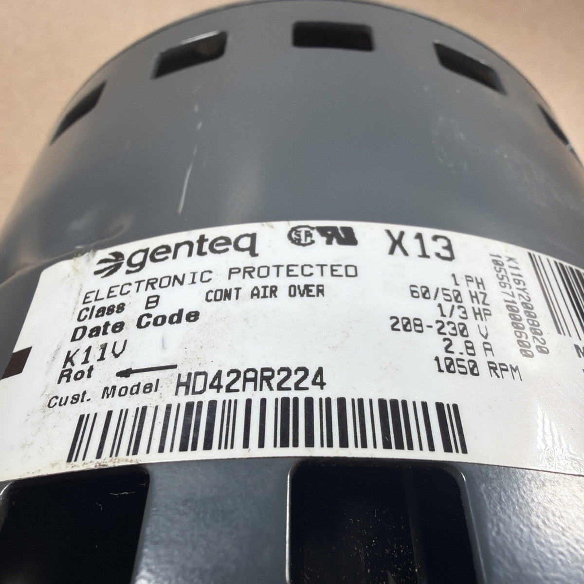 TESTED🔥 GENTEQ X13 ECM BLOWER MOTOR 5SME39DXL162 1/3HP 430482 FM20 X13