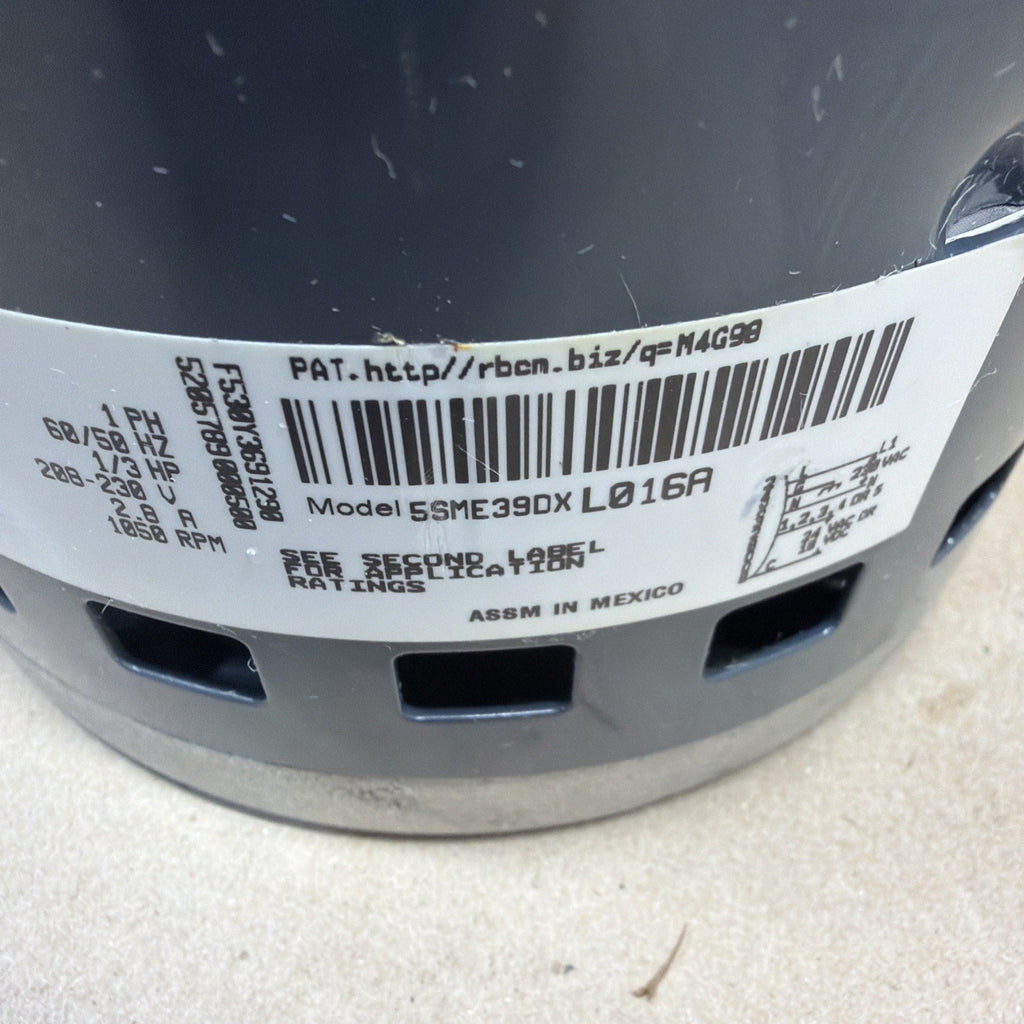 TESTED🔥 GENTEQ X13 ECM BLOWER MOTOR 5SME39DXL016A 1/3HP 430482 FM20 X13