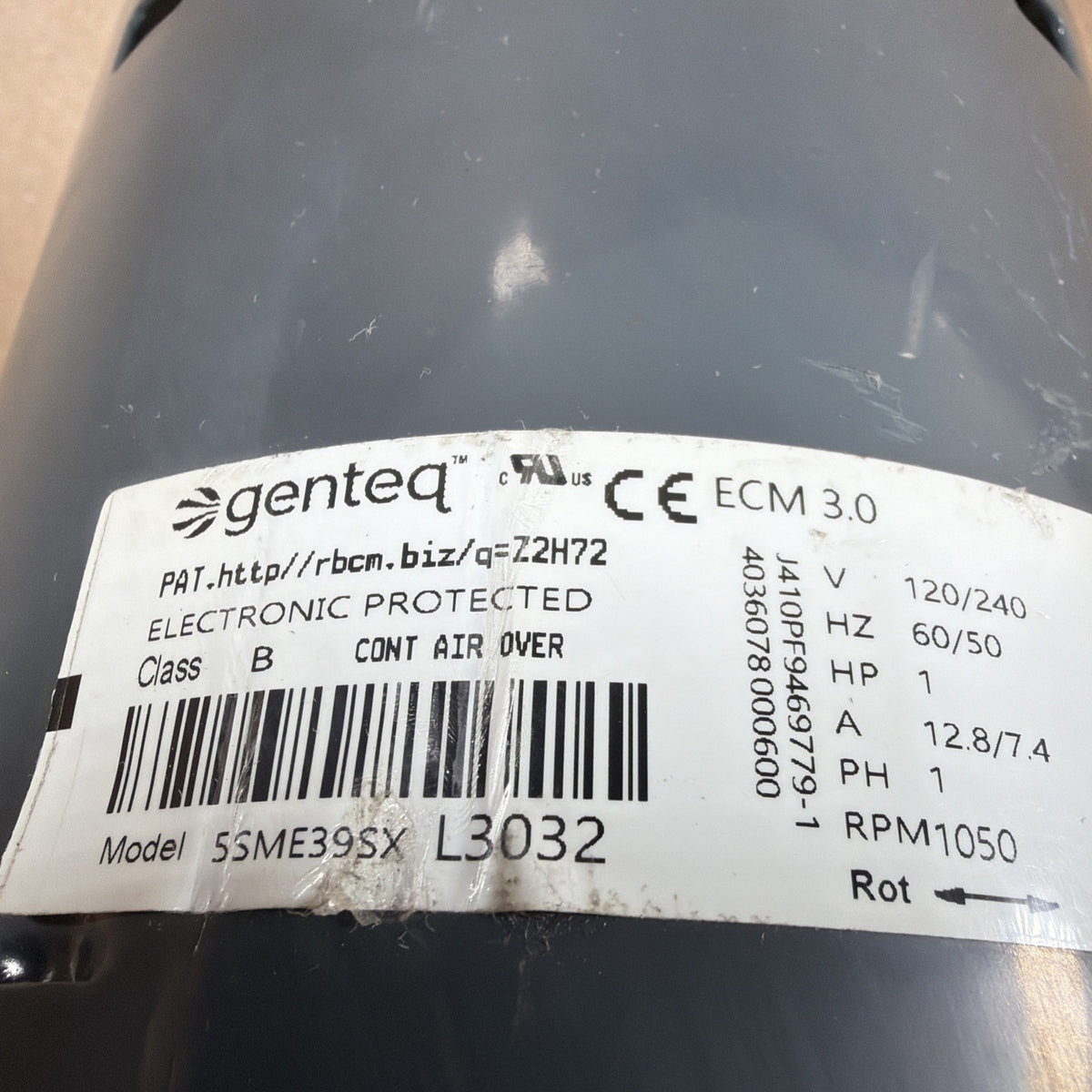 TESTED🔥 Genteq ECM 3.0 Blower Motor 5SME39SXL3032 1HP 101564-02 GC07