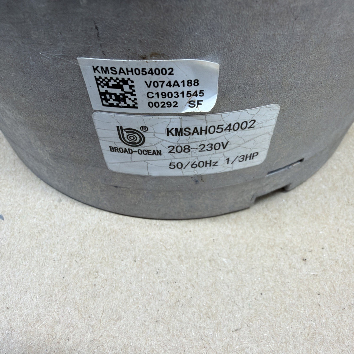 TESTED✅ Trane D159882P01 Fan Motor ZWK702B0006 MOT18698 KMSAH054002