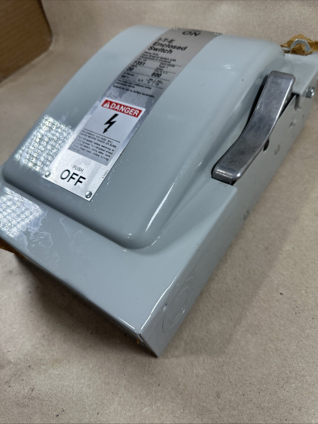 NEW!!!   Siemens F351 ITE Heavy Duty Enclosed Switch New. Electric