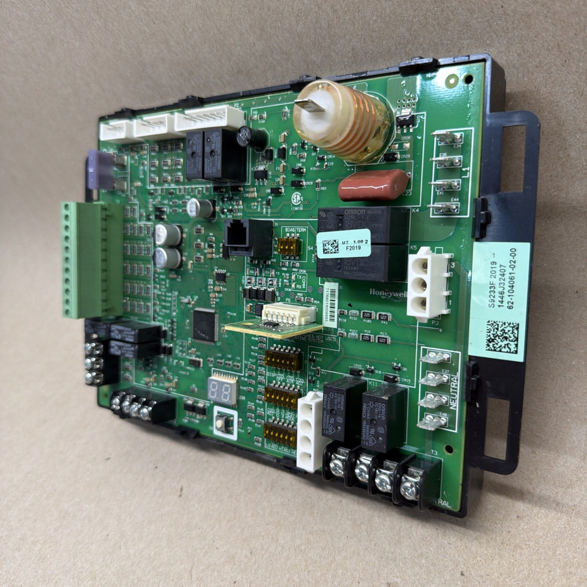 TESTED✅ 62-104061-03-00 S9233F2019 OEM Control Board of Rheem Furnace