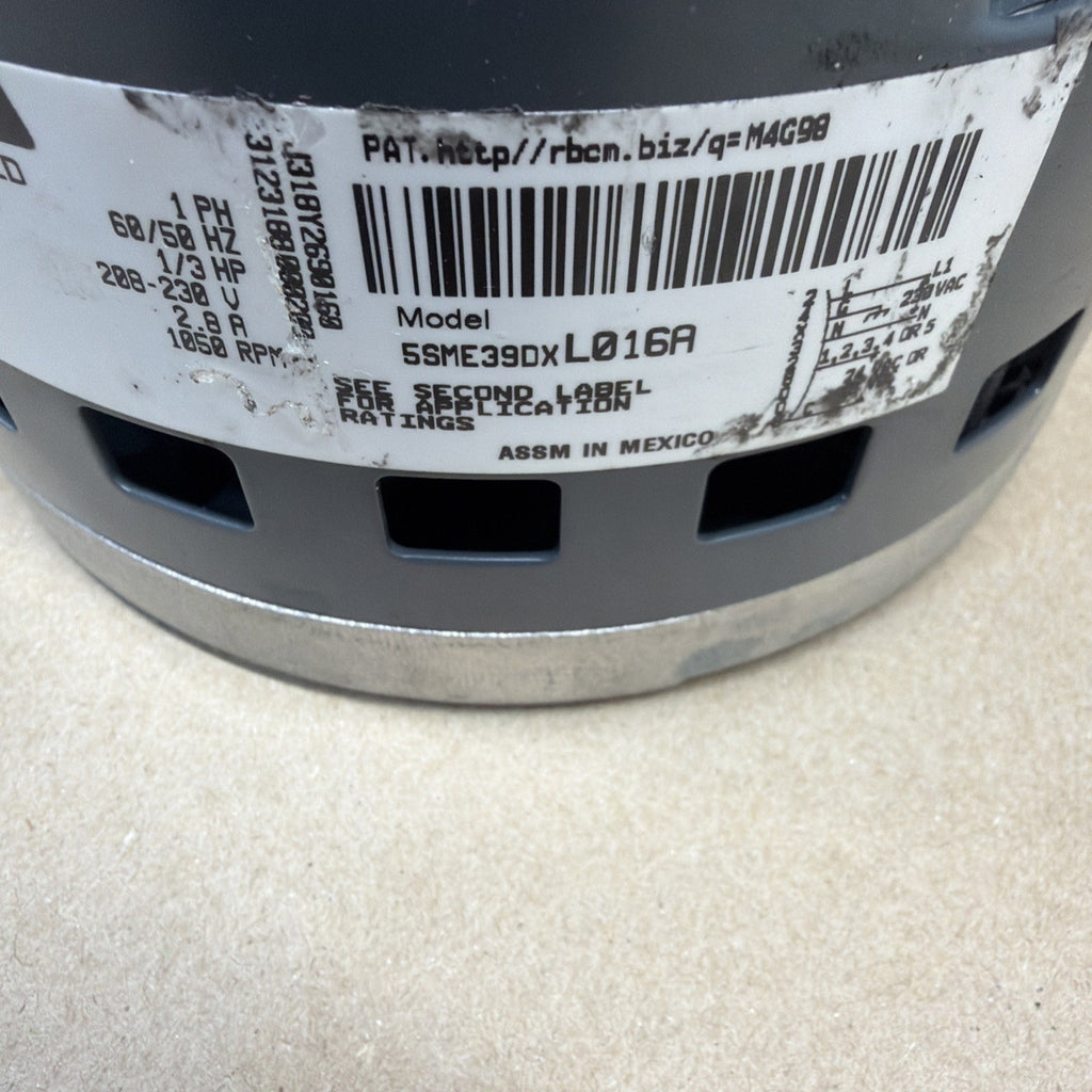 TESTED🔥 GENTEQ X13 ECM BLOWER MOTOR 5SME39DXL016A 1/3HP 430482 FM20 X13