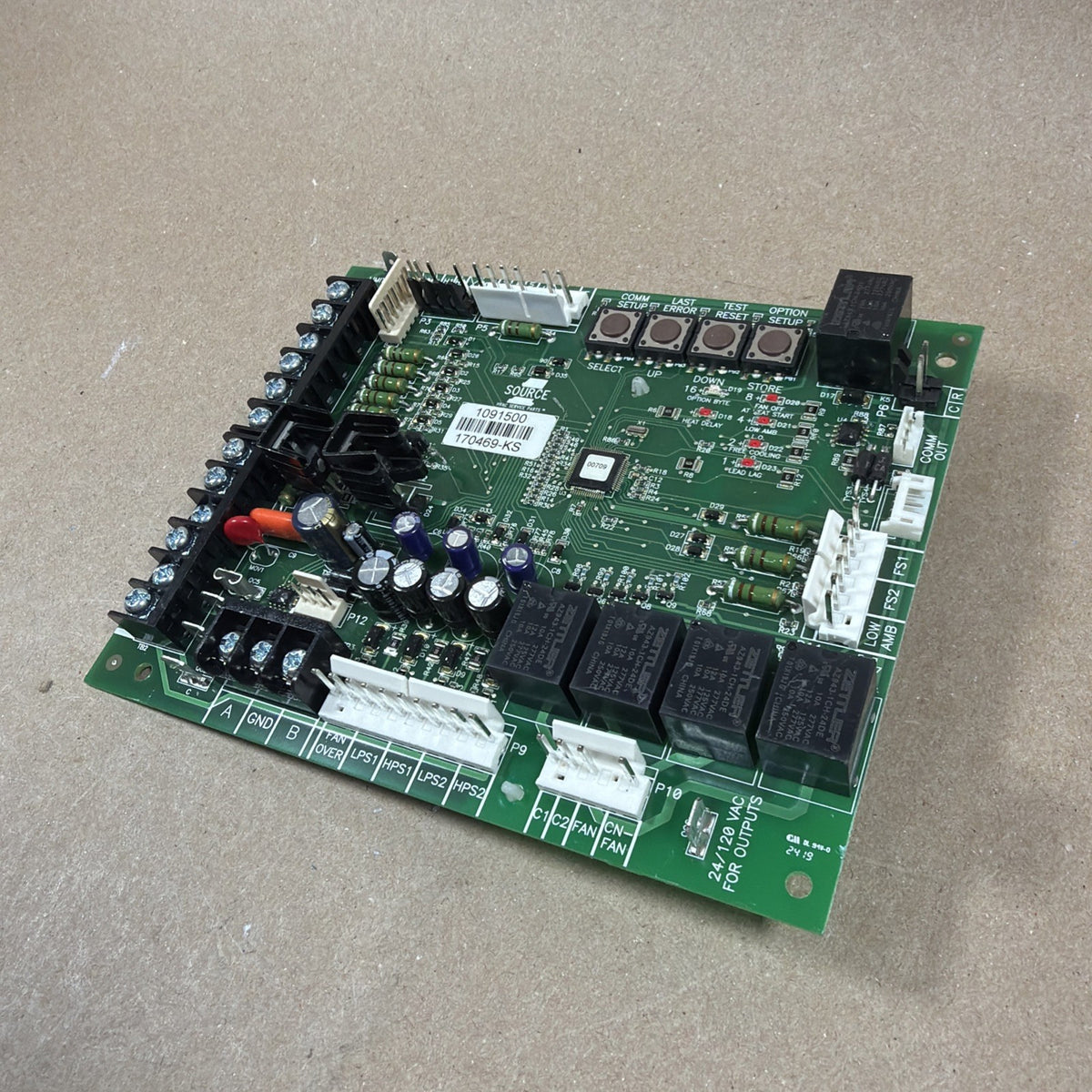 TESTED🔥 YORK  SOURCE 1 1091500 Control Circuit Board 170469-KS