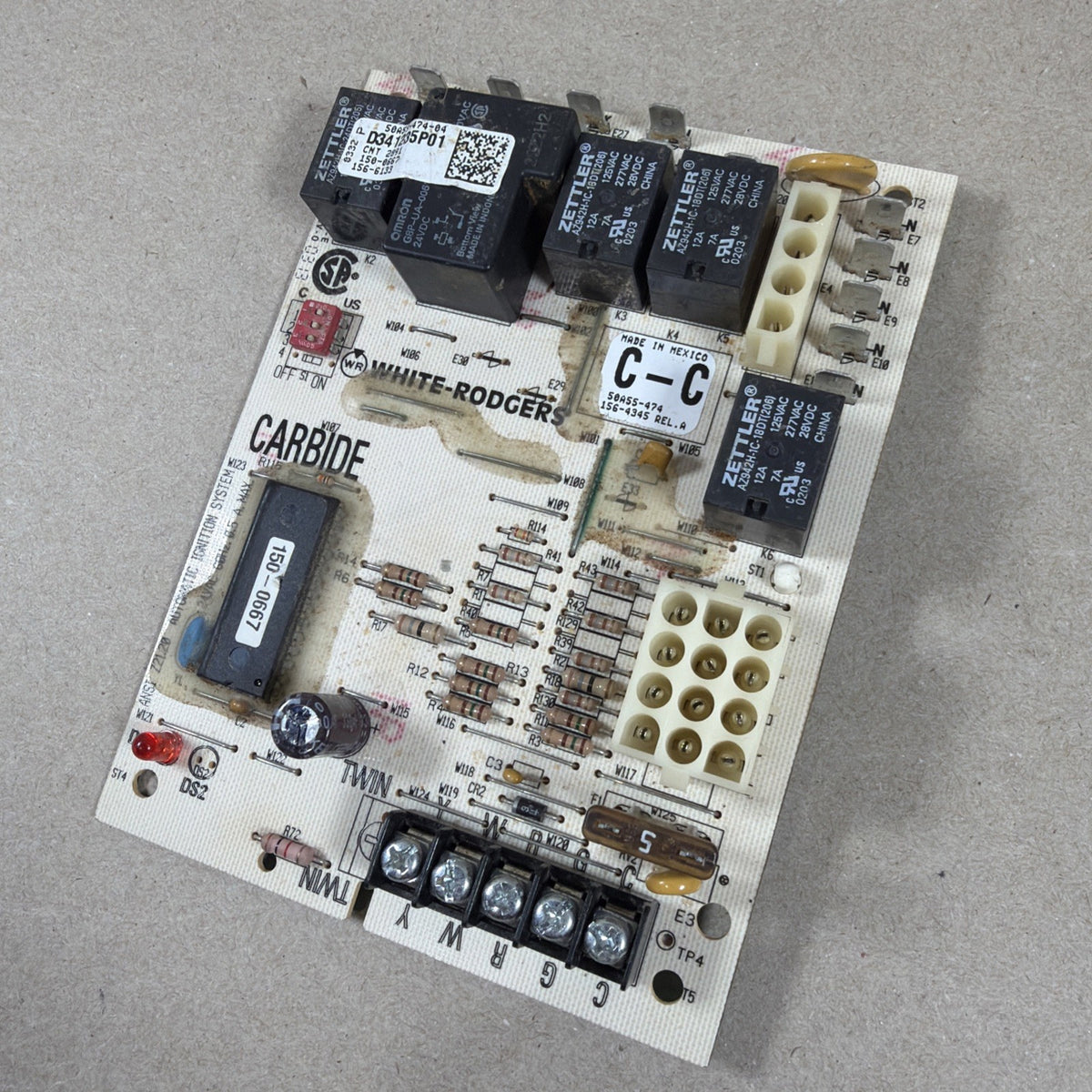 TESTED🔥  Furnace Control Circuit Board 50A55-474-04 D341235P01 White-Rodgers