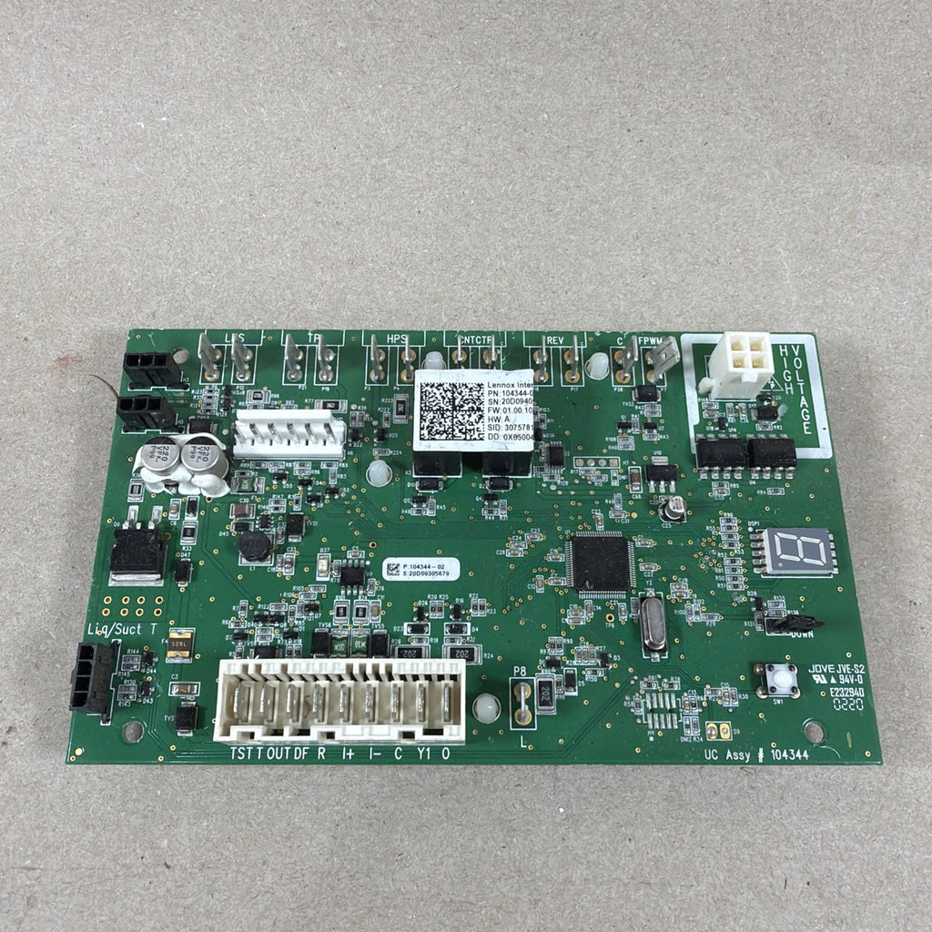 TESTED🔥 LENNOX 104344-02 HVAC PCB Display Control Circuit Board 3075781