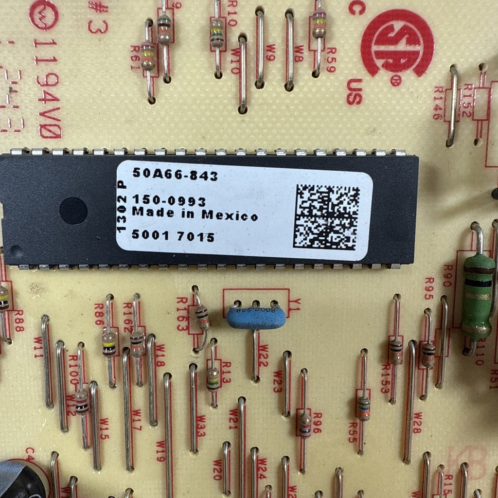 🔥 White Rodgers EMERSON 50A66-843 Furnace Control Circuit Board 150-0993 (L32)