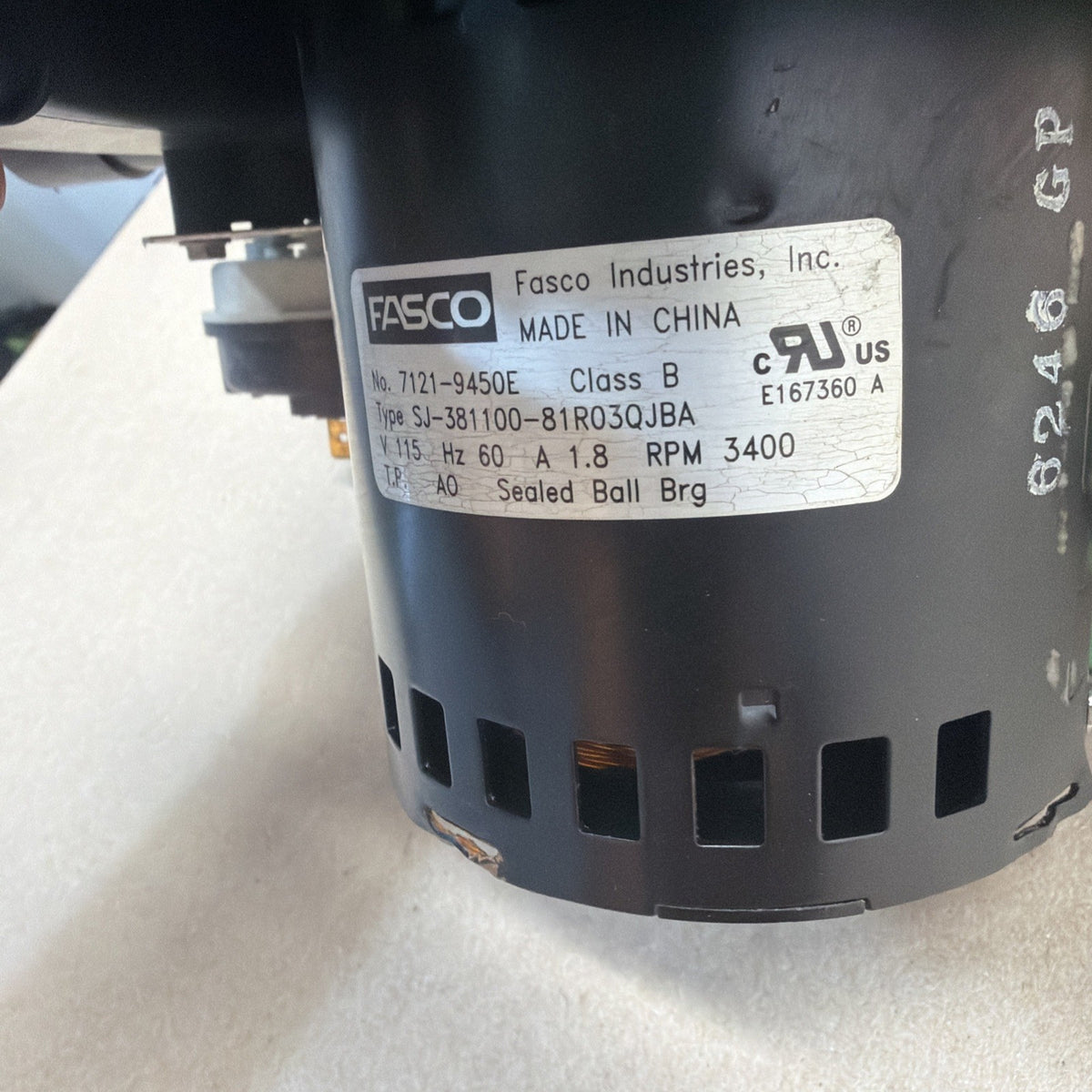 ✅ Fasco 7021-11634 |. 7121-9450E  Draft Inducer Assembly 81M1601