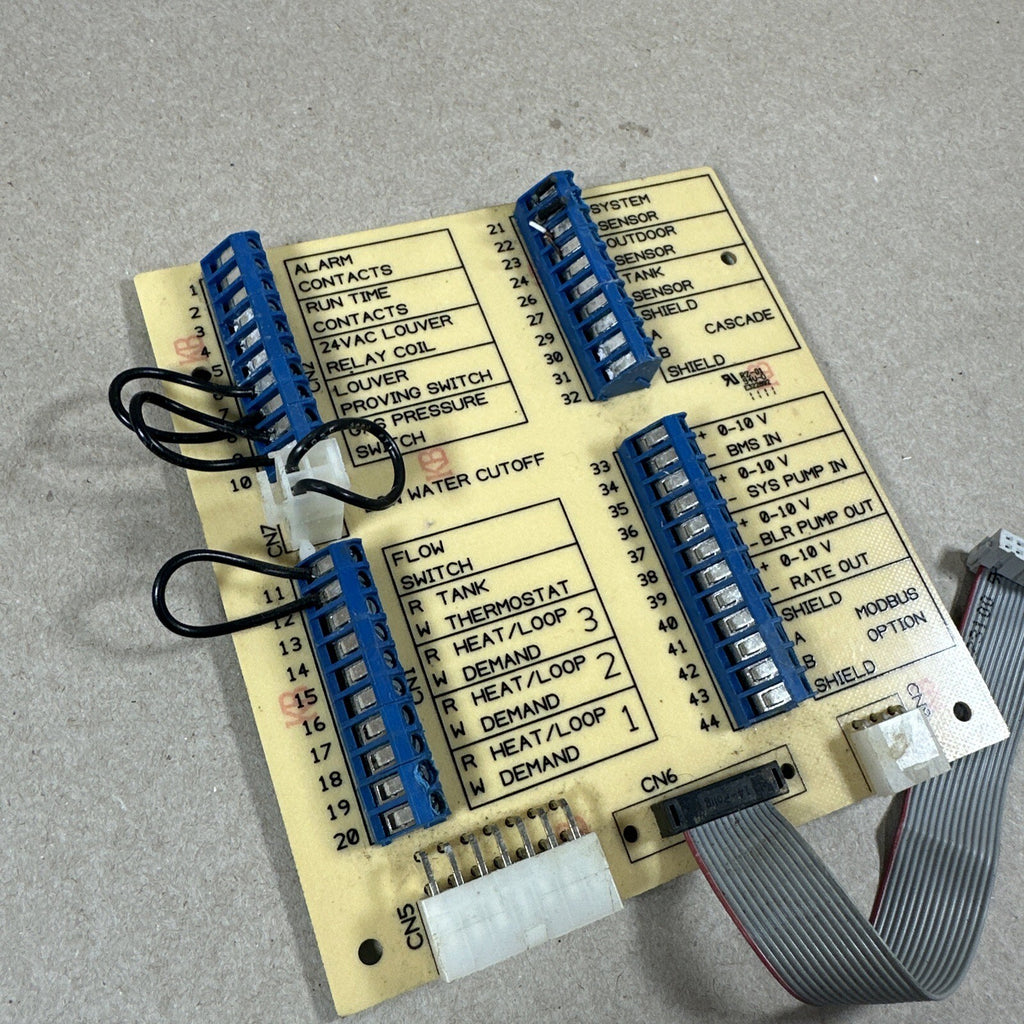TESTED🔥 Lochinvar RLY20062 , 100167579 LOW VOLTAGE CONNECTION BOARD, (H218)