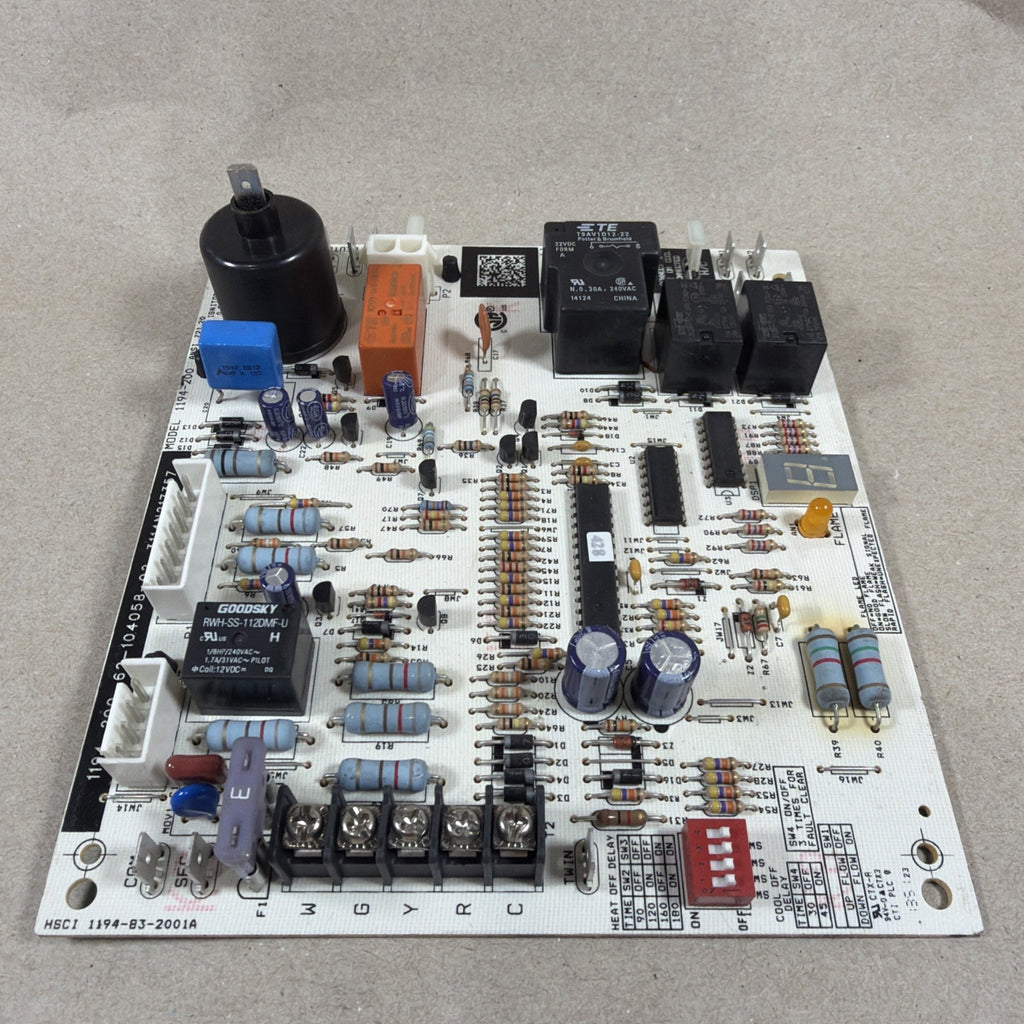 🔥🔥 Furnace Control Circuit Board 62-104058-02   1194-83-2001A  RHEEM (G23)