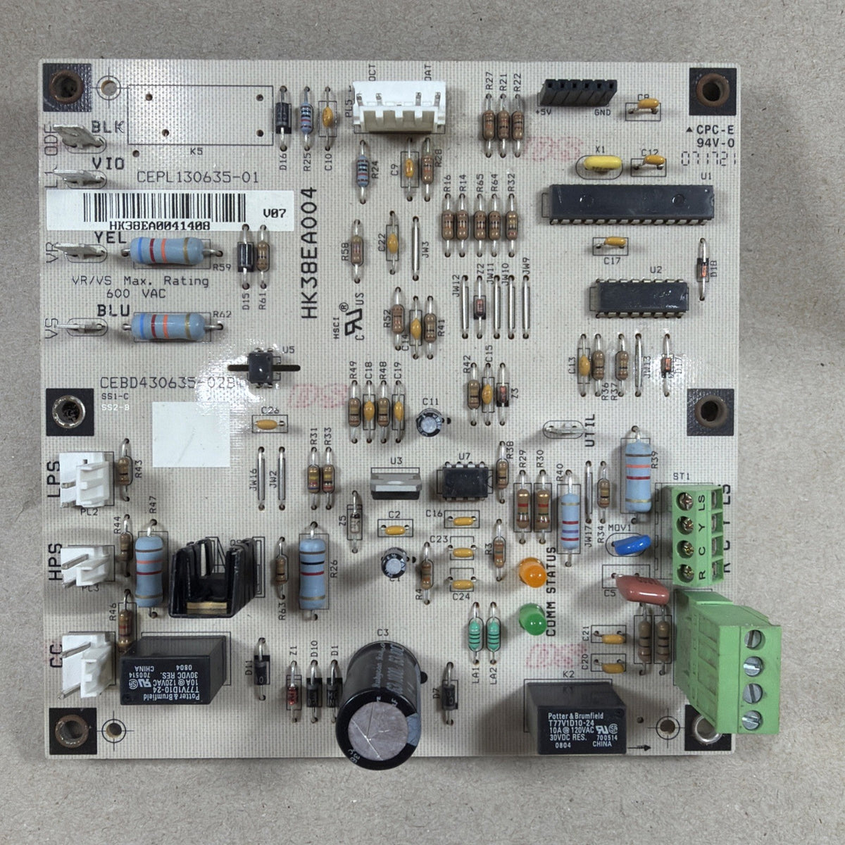 🔥🔥 Carrier Furnace Control Circuit Board CEBD430635-02B CEPL130635-01 (G28)