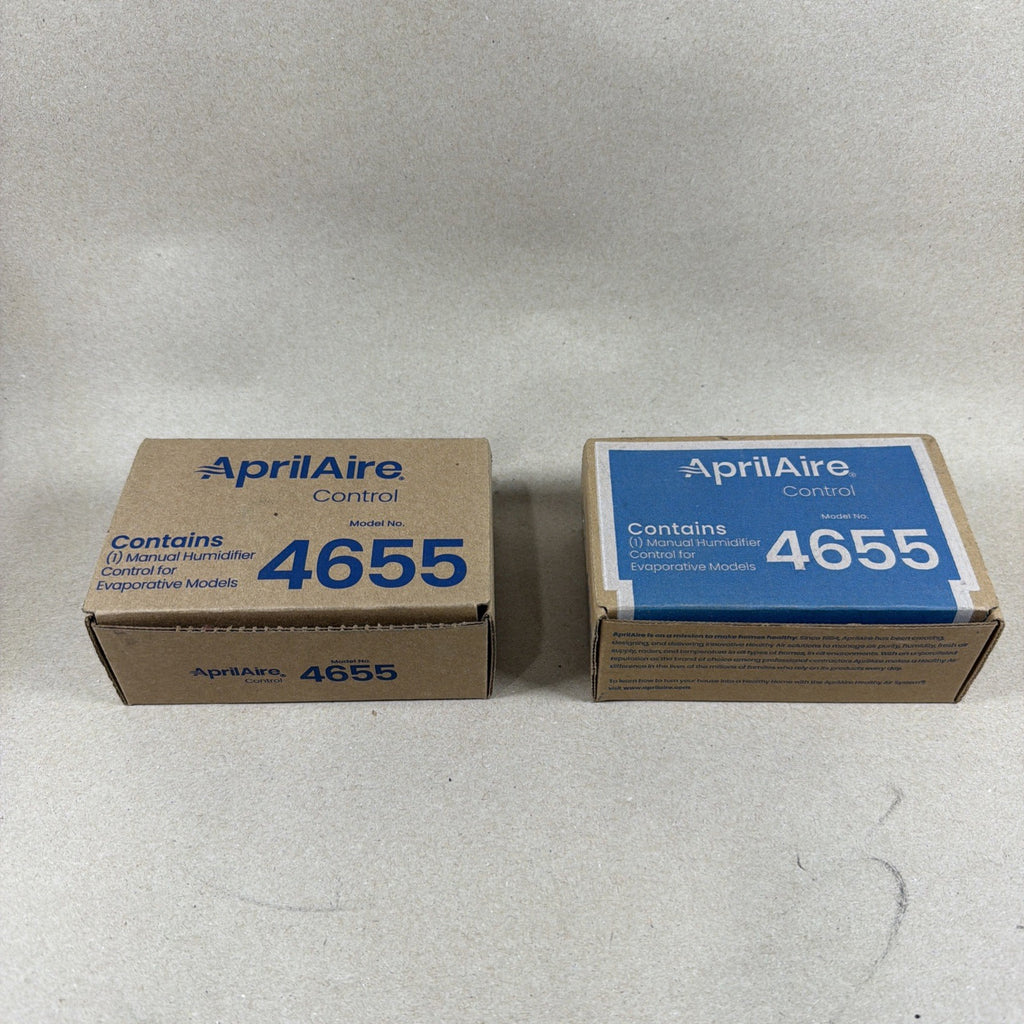 LOT Of 2) AprilAire 4655 Manual Whole-House Duct Wall Mounted Humidifier Control