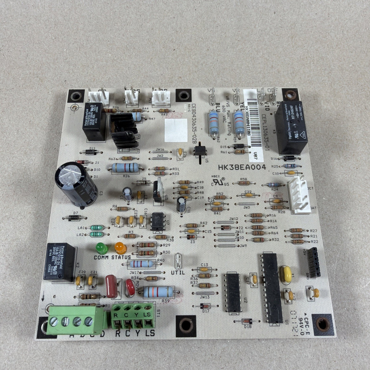 🔥🔥 Carrier Furnace Control Circuit Board CEBD430635-02B CEPL130635-01 (G1)