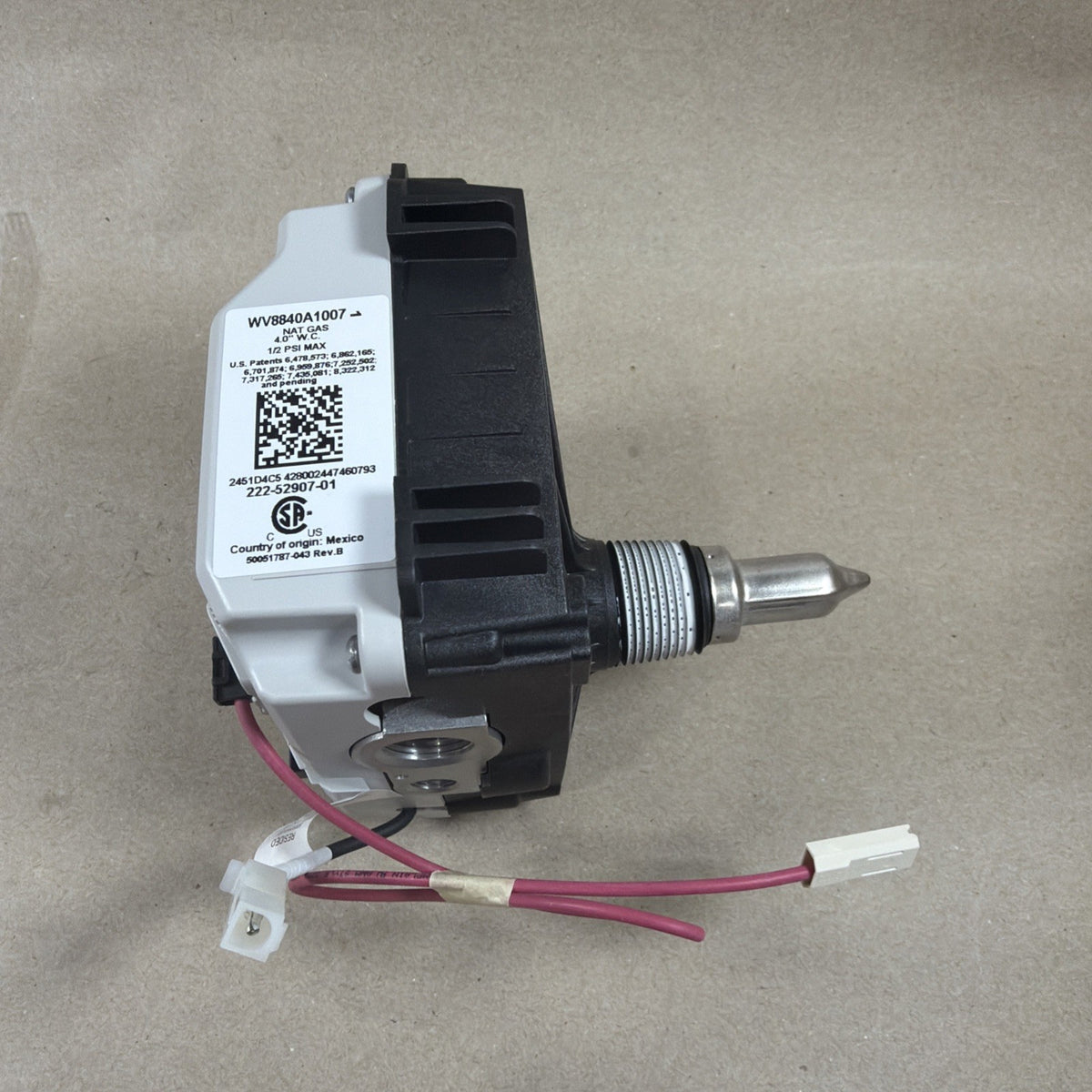 415-52907-01 | 239-47463-01 | Bradford White Gas Valve & Pilot Kit WV8840A1007