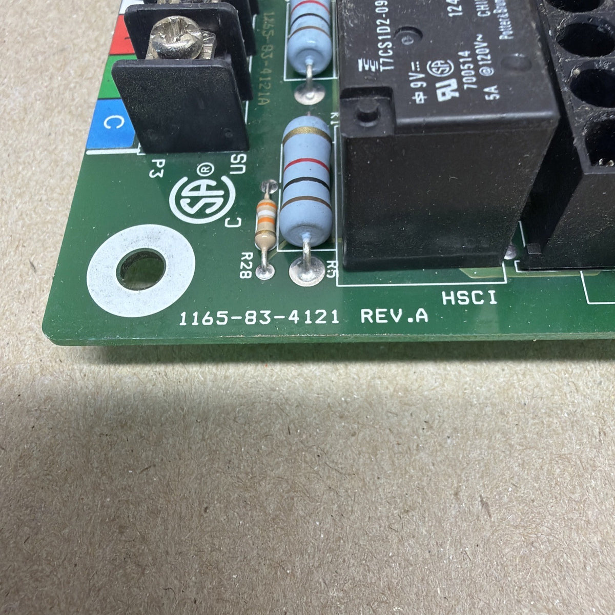 TESTED✅ Goodman Amana Furnace Control Board Part # 1165-83-4121 Rev A PCBBF132