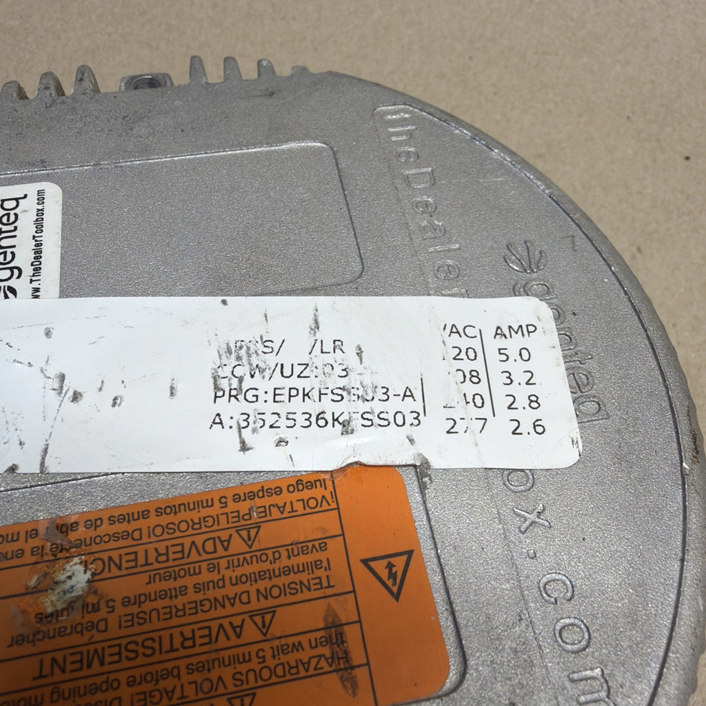 TESTED✅ Genteq EON Motor  Module  120/240/277V CCW. HD28 1/3HP  10/16/2024
