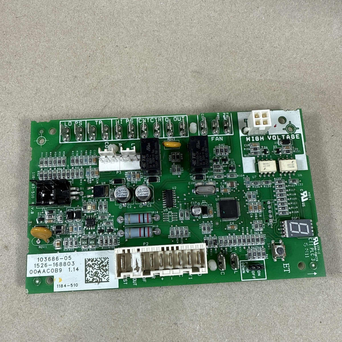 TESTED🔥🔥 LENNOX HEAT PUMP CONTROL BOARD - PART# 103686-05   1526-168803 (H53)