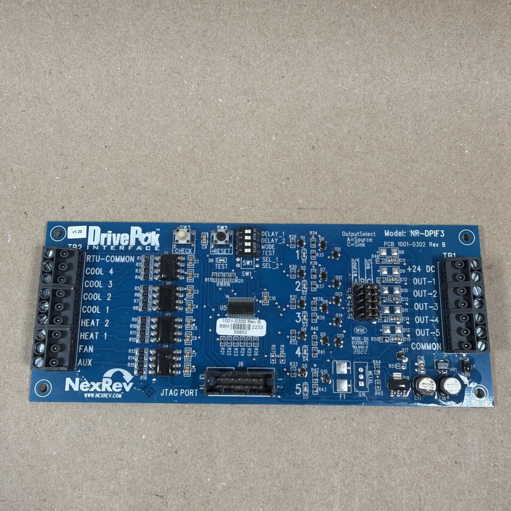 DrivePak Interface NR-DPIF3 PCB 1001-0302 Rev B