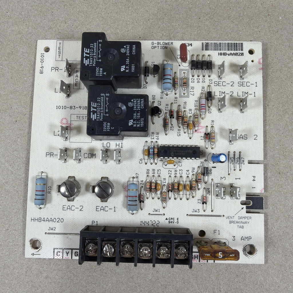 🔥 HH84AA020 1010-83-9183B.  1010-918  Carrier Bryant furnace Control (C35