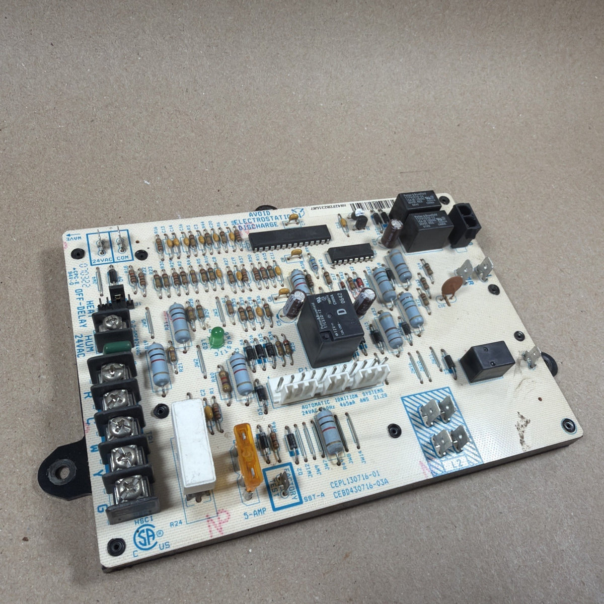 TESTED🔥 HK42FZ023 Furnace Control Board CEPL130716-01 CEBD430716-03A
