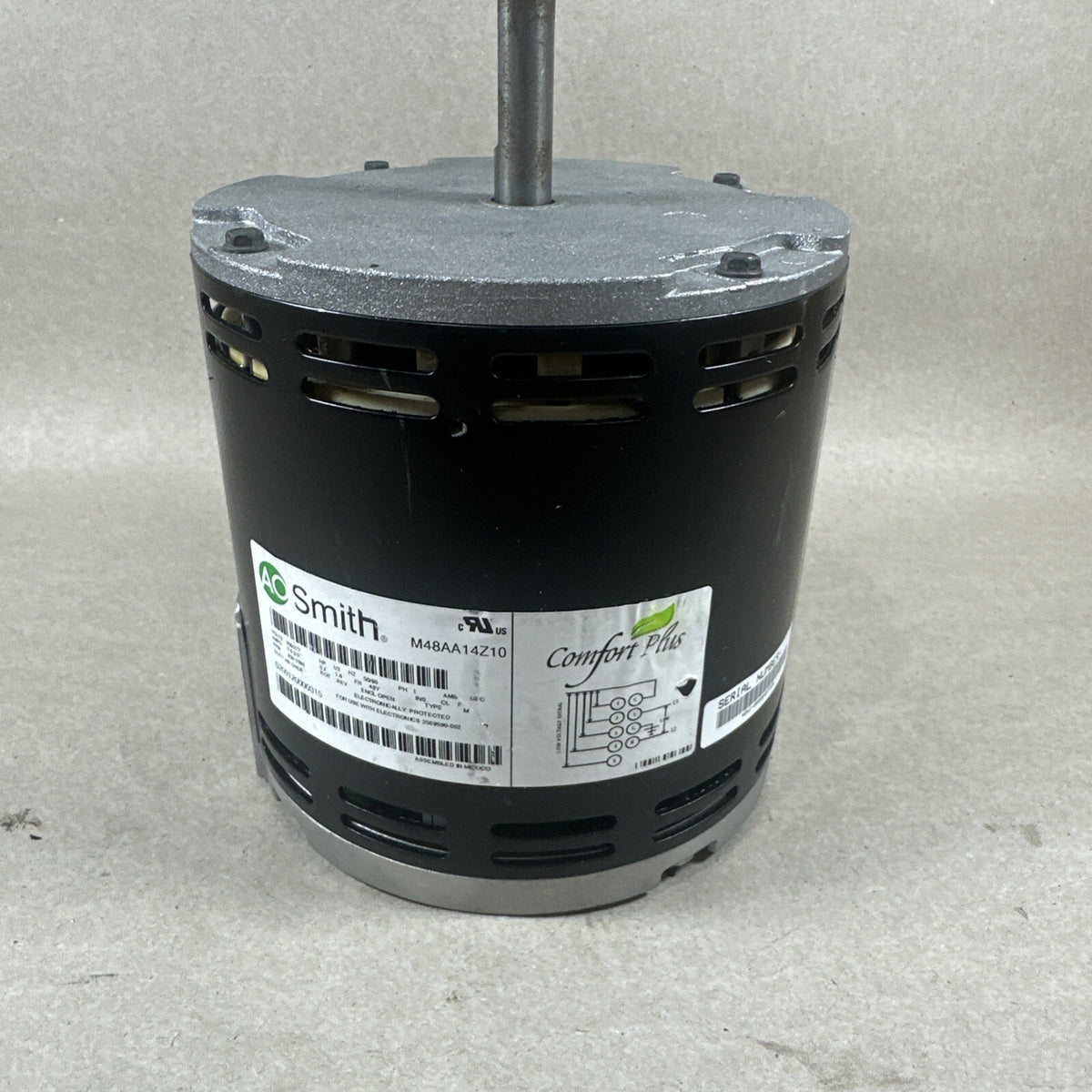 TESTED!!!  A.O. Smith M48A33Z10 Motor CCWLE. 208/230. 817203. 1/2 HP  (I79)