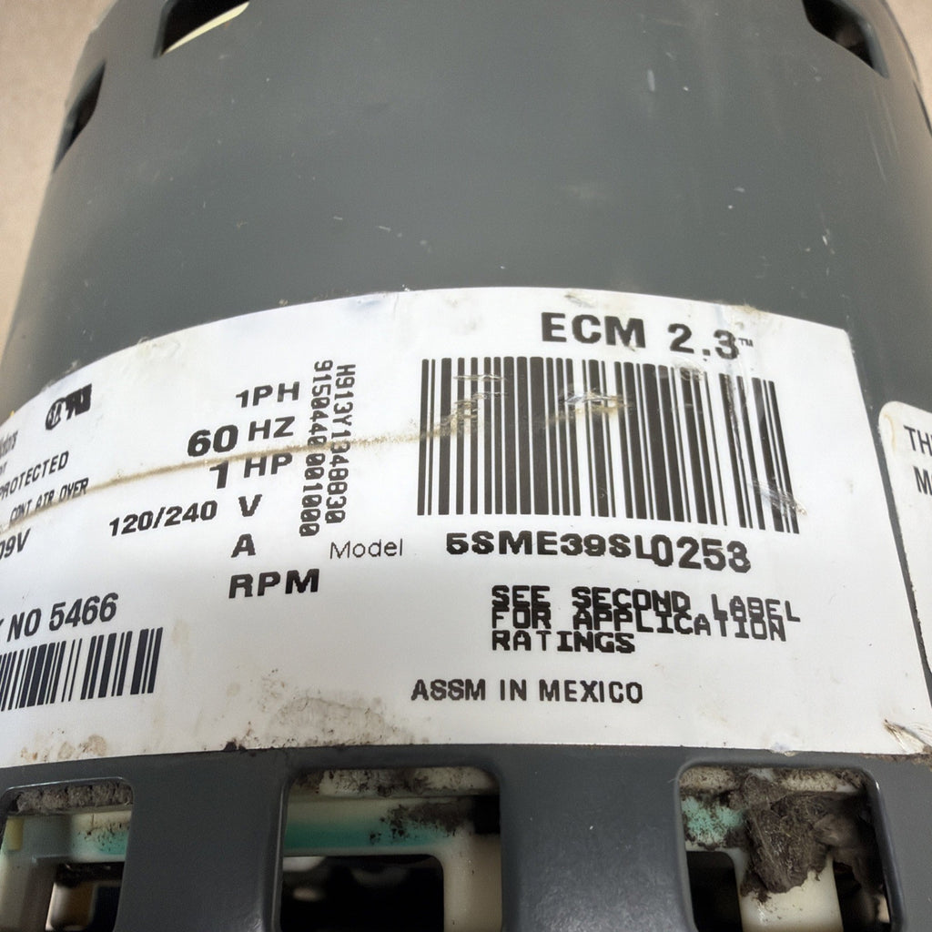 GE ECM2.3 CP04 5SME39SL0253 Blower Motor D341314P03 1HP 200/240V CCW