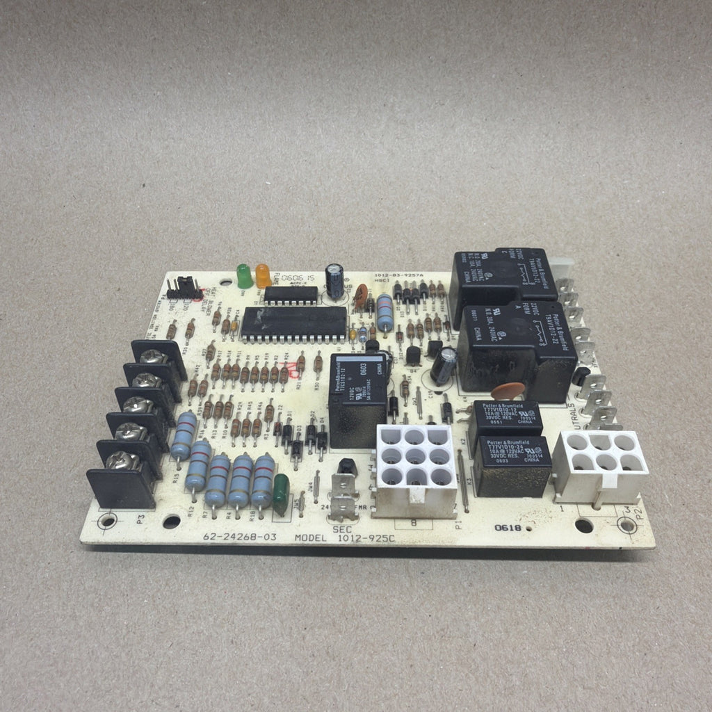 TESTED✅.  Rheem Ruud 1012-83-9257A 62-24268-03 1012-925C Fan Control Board