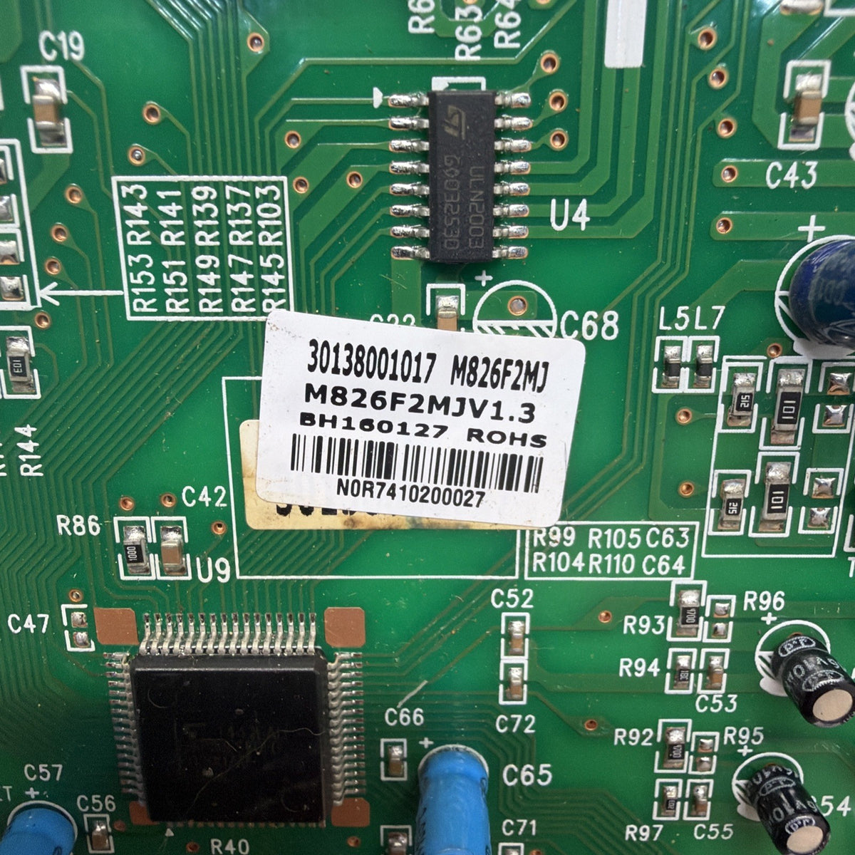 Gree - 30138001017 - Main Control Circuit Board M826F2MJV1.3 02BC790805A0