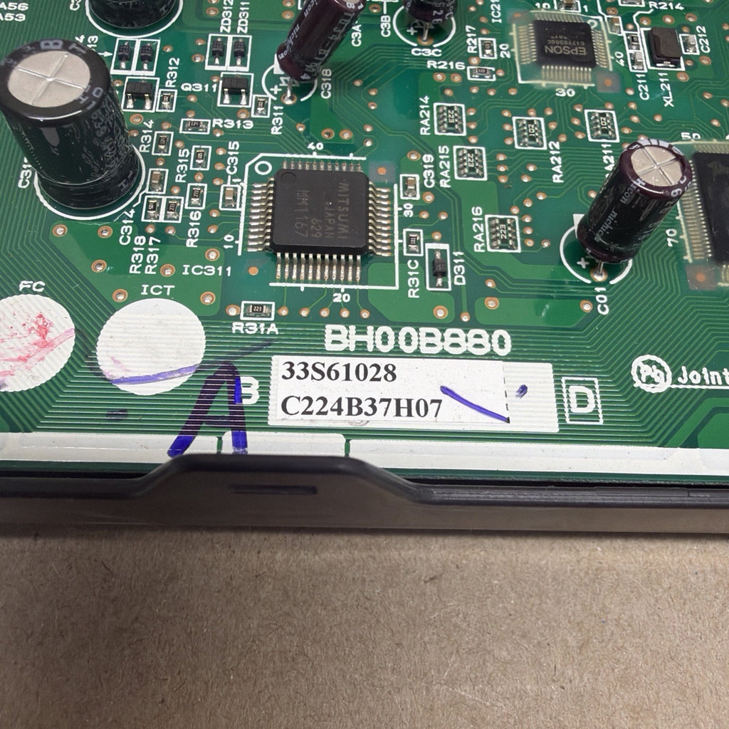 Mitsubishi HVAC Electric BH00B880 Power Control Board C224B37H07 33S61028