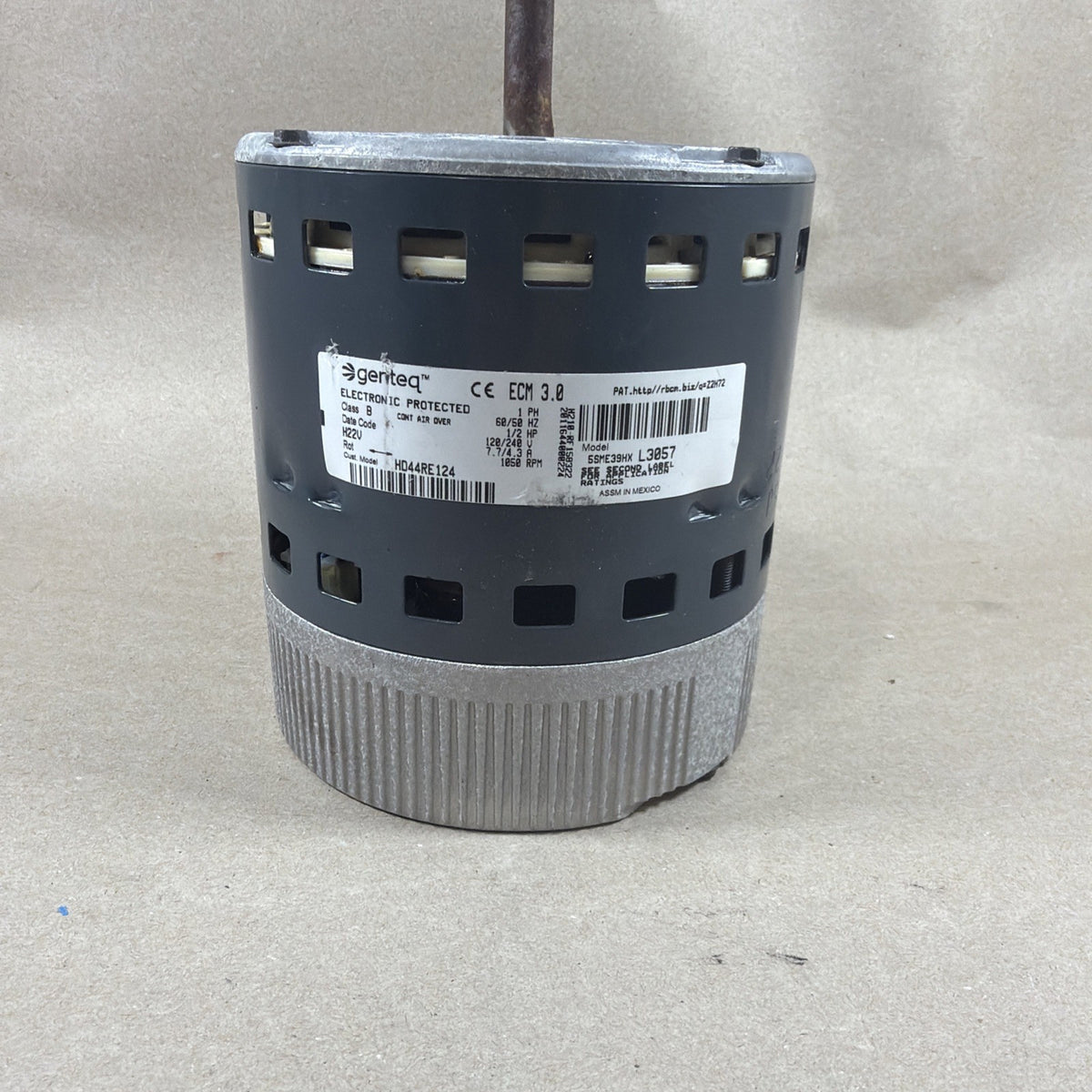 TESTED🔥 5SME39HXL3057 HD44RE124 ECM 3.0 GC08 Carrier Furnace blower motor