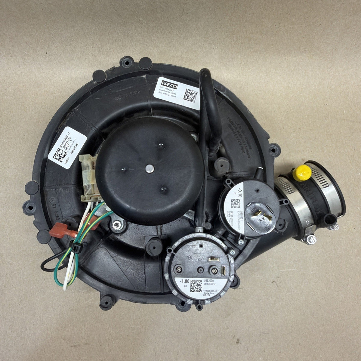 TESTED🔥 FASCO 71582743 Draft Inducer Blower Motor 70582743 J238-150 115V