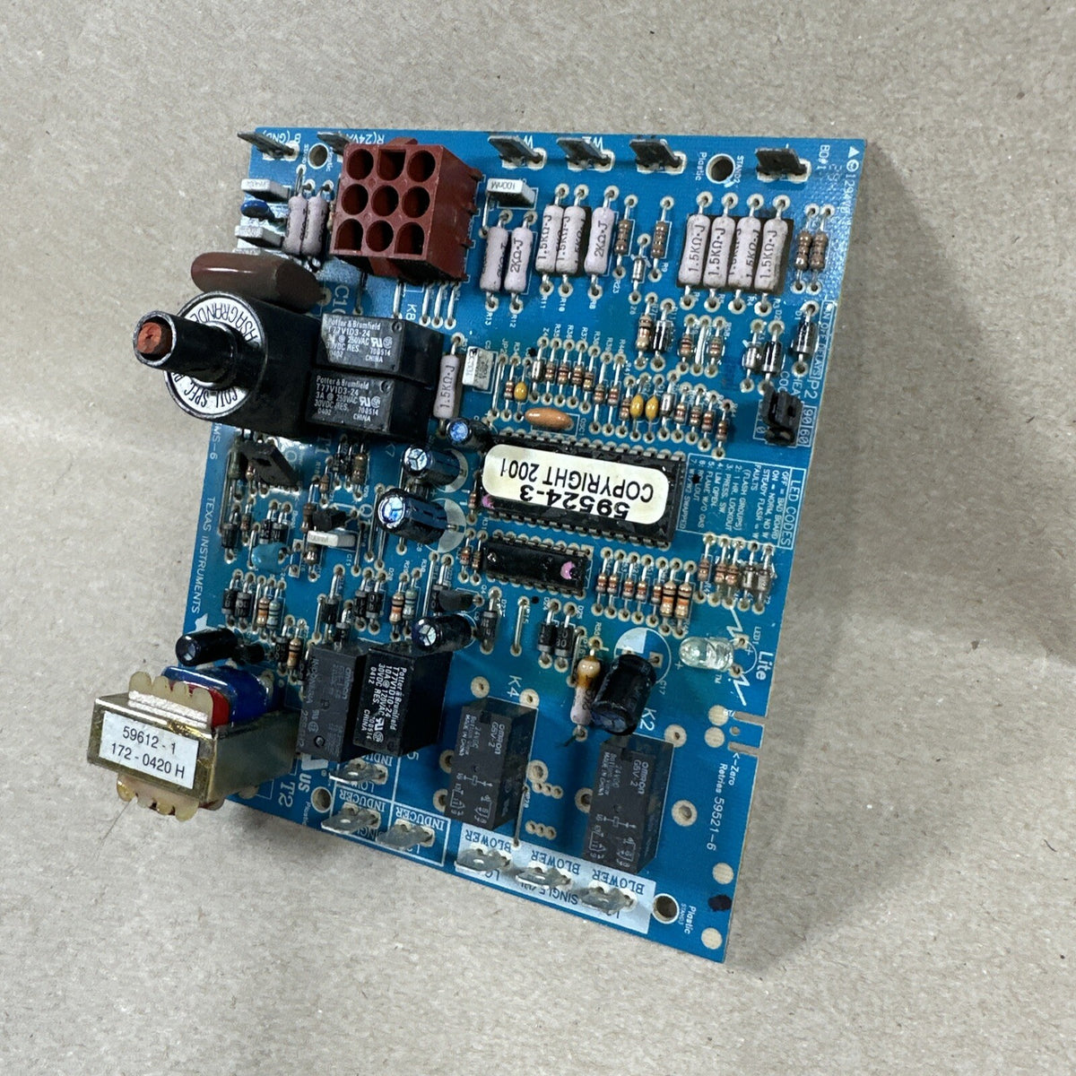 CNT 03456 / 59612-1  / X13650873010 Control Circuit Board HVAC.  59524-3. (E51)