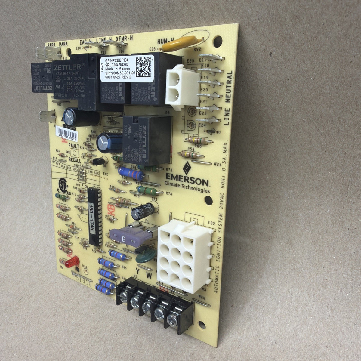 TESTED🔥 50M56-281-01  PCBBF134 Control Board Furnace Circuit E1439003188