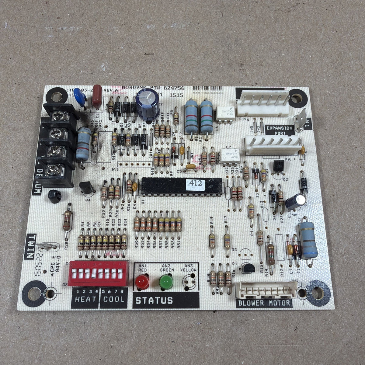 TESTED🔥 Nordyne 1185-83-200 Furnace Control Board 1185-201.  624756.