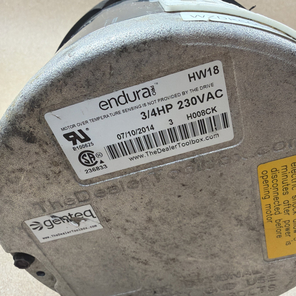 TESTED🔥 Genteq Endura HW18 230VAC  3/4HP  motor Module 5SME39NXL496 Endura