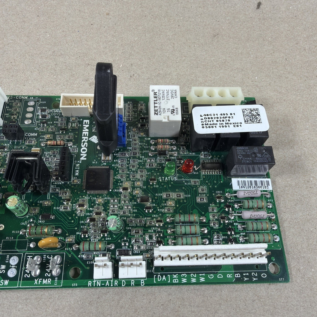 🔥 FCBAE1-EMERSON CONTROL BOARD 48C31 495 01 CNT05870 ASSY PLUS USER INTERFACE