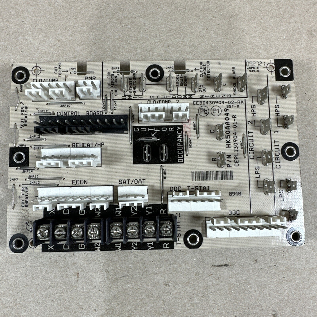 HK50AA049 CEPL130904-01-R CEBD430904-02-RA Carrier RTU OEM control Board (F56)
