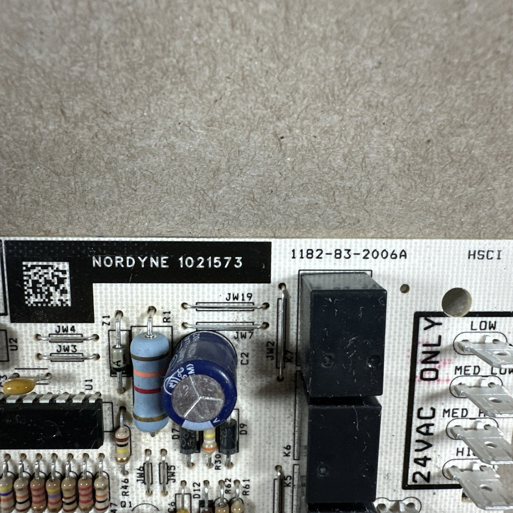 🔥 NORDYNE 1039191 Furnace Control Circuit Board 1182-216 1182-83-2006A