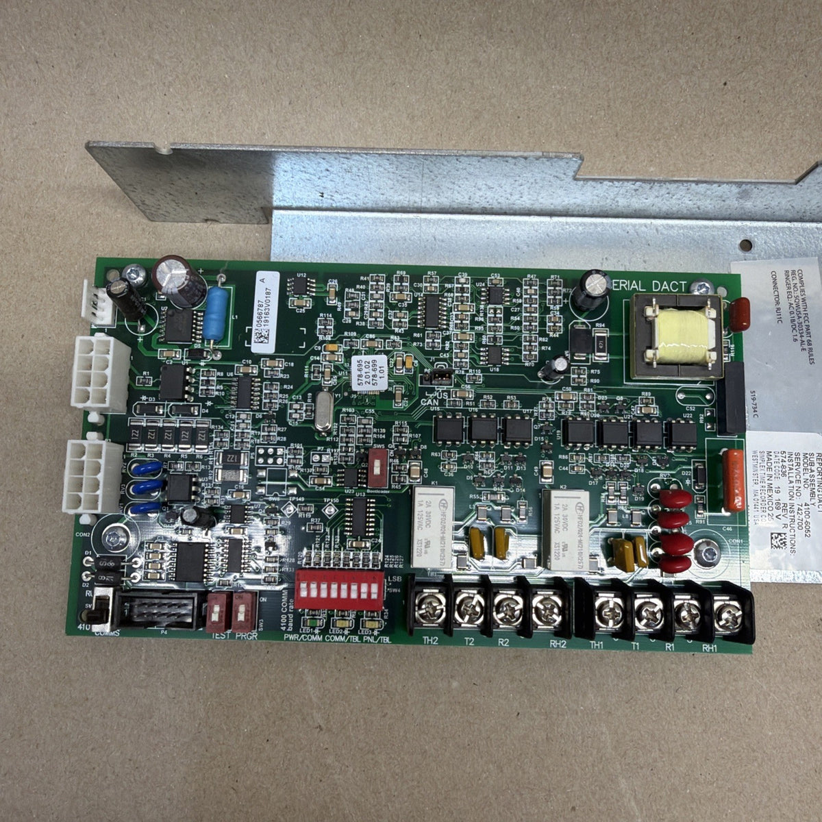 ✅ Simplex 4100 Fire Alarm 4100-6052 Simplex 566-158 Serial DACT Board
