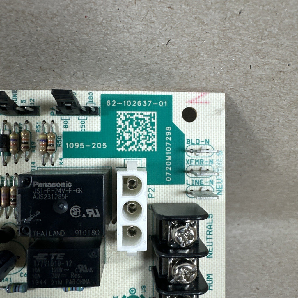 🔥 Rheem 1095-83-2031A  Furnace Control Board 62-102637-01  1095-205. (L130)