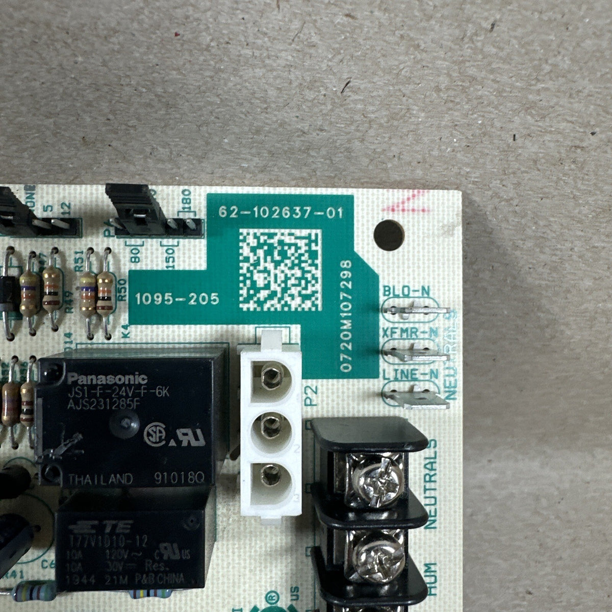 🔥 Rheem 1095-83-2031A  Furnace Control Board 62-102637-01  1095-205. (L130)